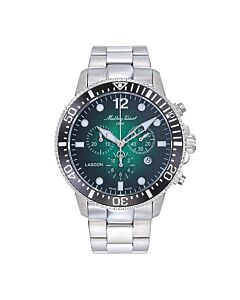 Men's Lagoon Chronograph Stainless Steel Green Dial Watch