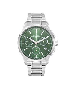 Men's Lancelot Chronograph Stainless Steel Green Dial Watch