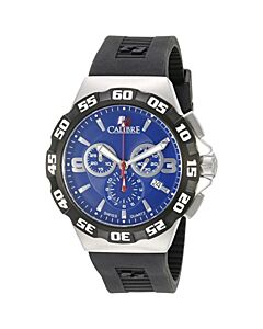 Men's Lancer Chronograph Rubber Blue Dial Watch