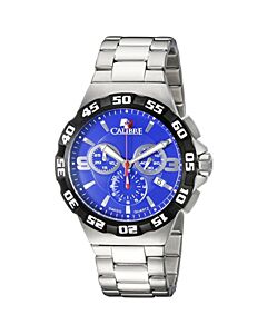 Men's Lancer Chronograph Stainless Steel Blue Dial Watch