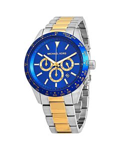Men's Layton Chronograph Stainless Steel Blue Dial Watch