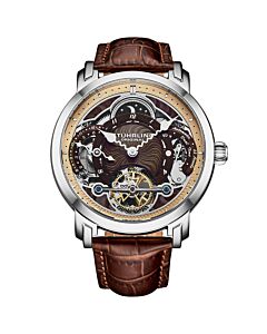 Men's Legacy Chronograph Leather Brown Dial Watch