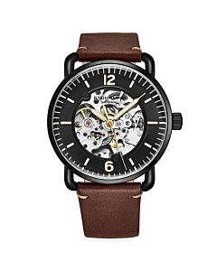 Men's Legacy Leather Black Dial Watch