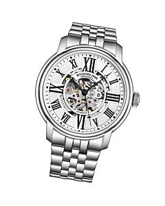 Men's Legacy Stainless Steel White Dial Watch