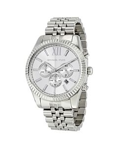 Men's Lexington Chronograph Stainless Steel Silver Dial Watch