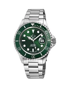 Men's Liguria Stainless Steel Green Dial Watch