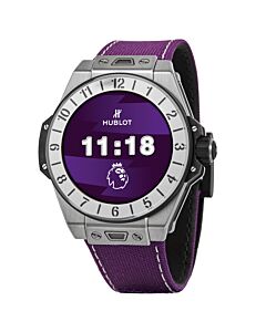 Men's Limited Edition Big Bang E Premier League Fabric Digital Dial Watch