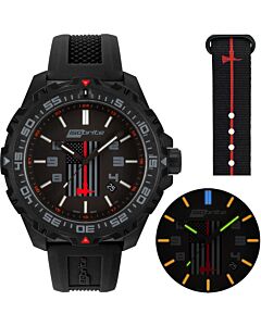 Mens-Limited-Edition-Silicone-Black-Dial-Watch