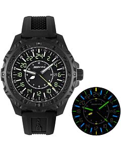Men's Limited Edition (T100 Tritium Illuminated) Silicone Black Dial Watch
