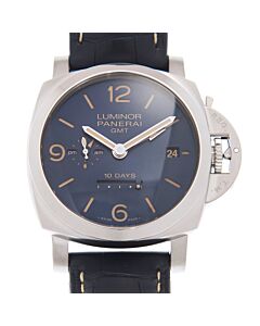 Men's Luminor 1950 Leather Blue Dial Watch