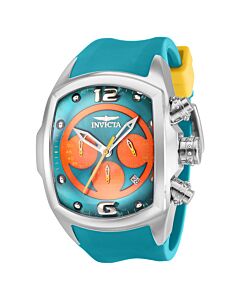 Men's Lupah Chronograph Silicone Light Blue Dial Watch