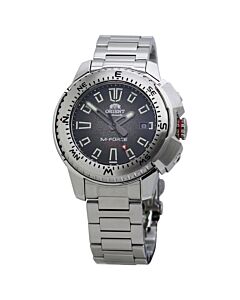 Men's M-Force Stainless Steel Black Dial Watch