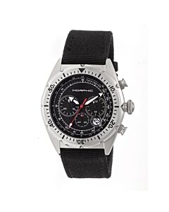 Men's M53 Series Chronograph Leather Black Dial Watch