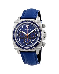 Men's M83 Series Chronograph Leather Blue Dial Watch