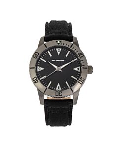 Men's M85 Series Leather Black Dial Watch