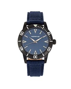 Men's M85 Series Leather Blue Dial Watch
