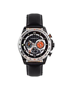 Men's M88 Series Chronograph Genuine Leather Black Dial Watch