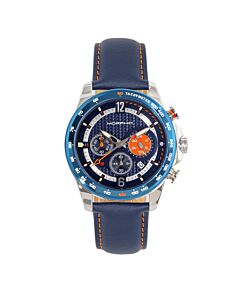 Men's M88 Series Chronograph Genuine Leather Blue Dial Watch