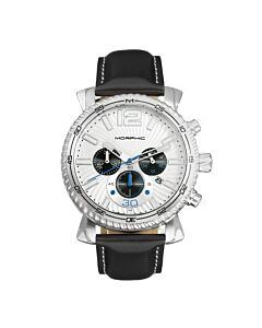 Men's M89 Series Leather White Dial Watch