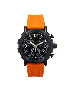 Men's M93 Series Chronograph Silicone Black Dial Watch