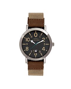 Men's Mach 5 Canvas Brown Dial Watch