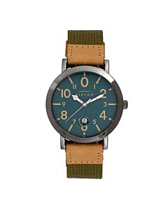 Men's Mach 5 Canvas Green Dial Watch