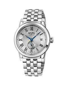Men's Madison Stainless Steel Silver-tone Dial Watch