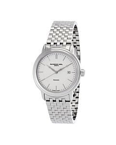 Men's Maestro Stainless Steel White Dial Watch