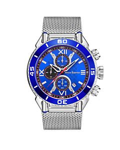 Men's Magnitude Stainless Steel Blue Dial Watch