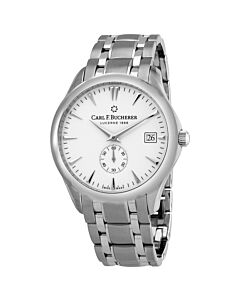 Mens-Manero-Peripheral-Stainless-Steel-White-Dial-Watch