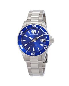 Men's Manta Sea Stainless Steel Blue Dial Watch