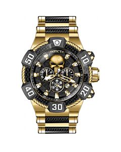 Men's Marvel Chronograph Polyurethane Black Dial Watch