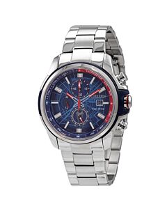 Mens-Marvel-Spider-Man-Chronograph-Stainless-Steel-Blue-Dial-Watch