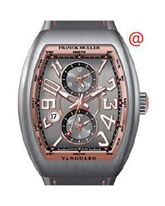 Men's Master Banker Chronograph Leather Grey Dial Watch