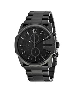 Mens-Master-Chief-Chronograph-Stainless-Steel-Black-Dial