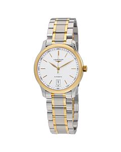 Men's Master Collection 18kt Yellow Gold and Stainless Steel White Dial