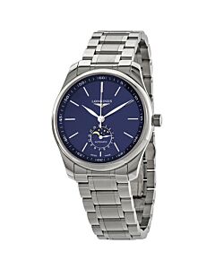 Men's Master Stainless Steel Blue Dial Watch