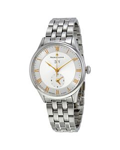 Men's Masterpiece Auto Dual Time SS Silver-Tone Dial SS