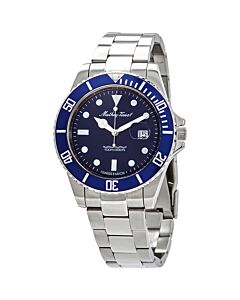 Men's Mathey Vintage Stainless Steel Blue Dial