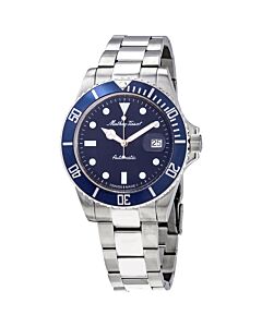 Men's Rolly Vintage Stainless Steel Blue Dial