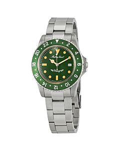 Men's Rolly Vintage Stainless Steel Green Dial
