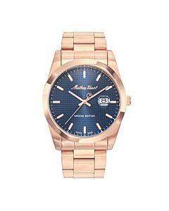 Men's Mathy Chess Stainless Steel Blue Dial Watch