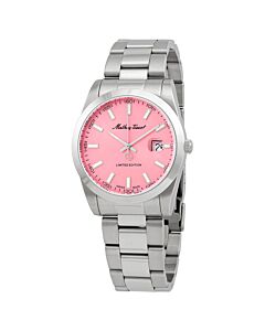 Men's Mathy I LE Stainless Steel Pink Dial Watch