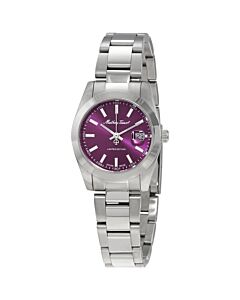 Men's Mathy I LE Stainless Steel Purple Dial Watch