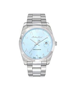 Men's Mathy Orient Stainless Steel Blue Dial Watch