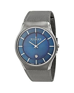 Men's Matthies Titanium Mesh Blue Dial Watch