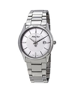 Men's Max Stainless Steel Silver Dial Watch