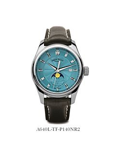 Men's Mh2 Leather Blue Dial Watch