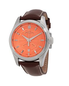 Men's MH2 Leather Salmon Dial Watch