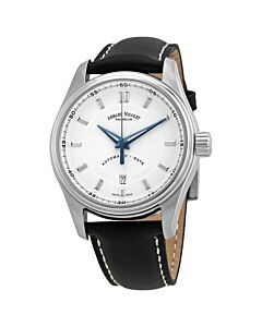 Men's MH2 Leather Silver Dial Watch